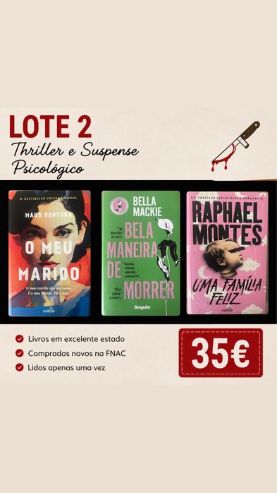 Coleção de Livros FNAC | Como Novos | Vários Géneros