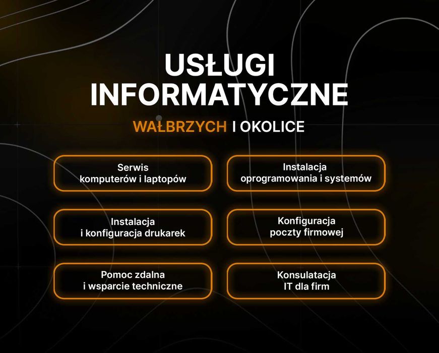 Usługi Informatyczne, Informatyk Wałbrzych i okolice, Serwis PC