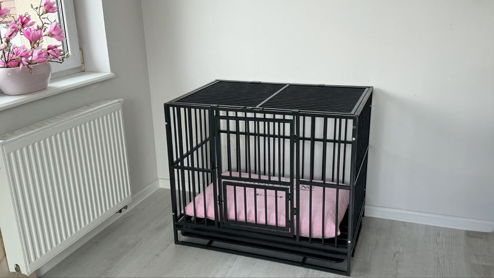 Kojec klatka transportowa duza VEVOR 95x65x81