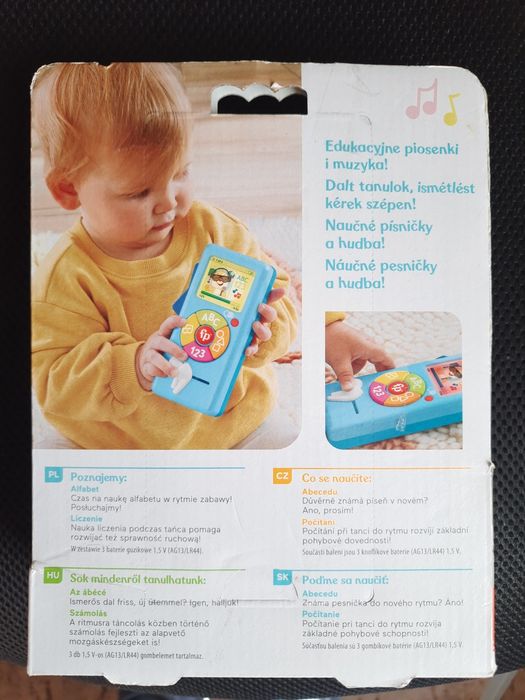 Fisher Prices pierwszy, interaktywny odtwarzacz muzyczny dla dziecka
