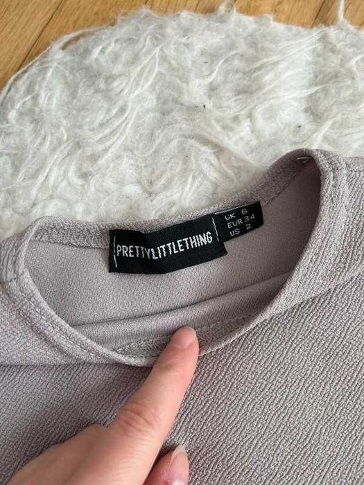 Liliowa fioletowa sukienka obcisła mini XS 34 6 PrettyLittleThing