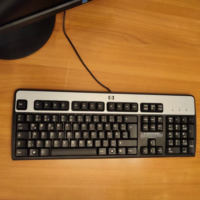 Profesjonalna Klawiatura komputerowa niemiecka HP
