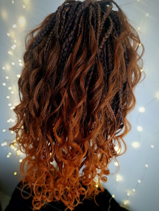 Sprzedam warkoczyki wielorazowe lokowane