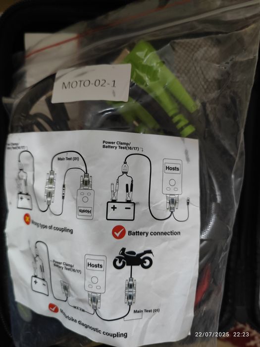 JDiag M 2000PRO, diagnóstico para motos