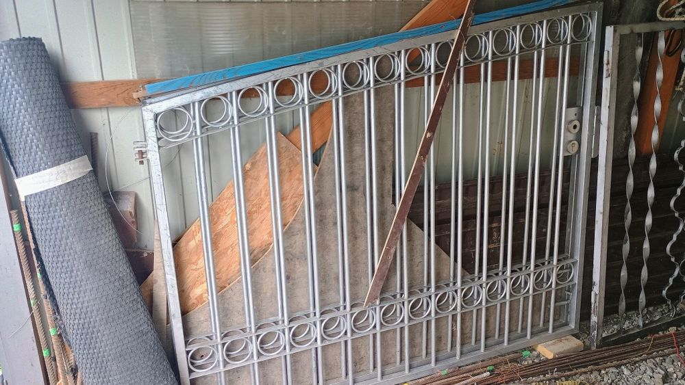 Brama i bramka metalowa