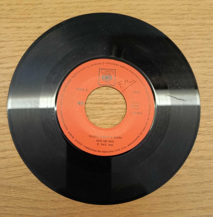 Disco vinil, single - Blood Sweat & Tears - Spinning wheel