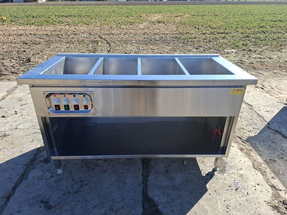 Bemar Gastronomiczny GERWIS – 4-komorowy, Stal Nierdzewna, 230V