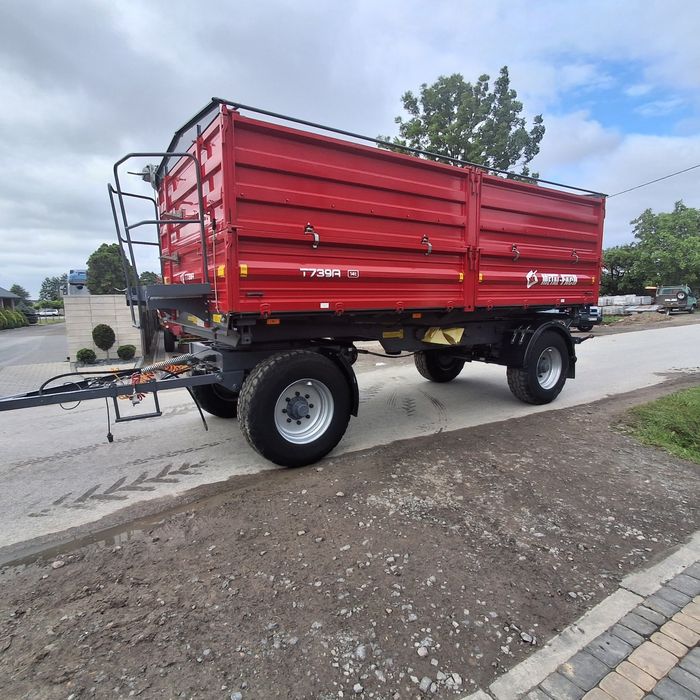Przyczepa Metal fach T739A 14t transport gratis  jak nowa!