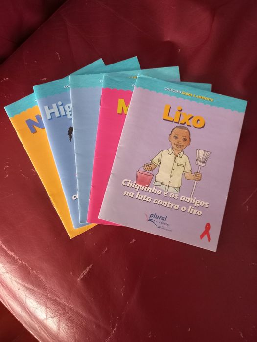 Colecção Saúde e Ambiente composta por 5 livros