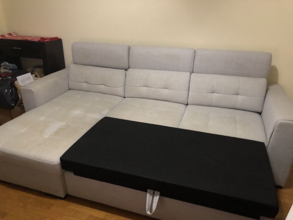 Chaise longue  convertible en cama en tecido