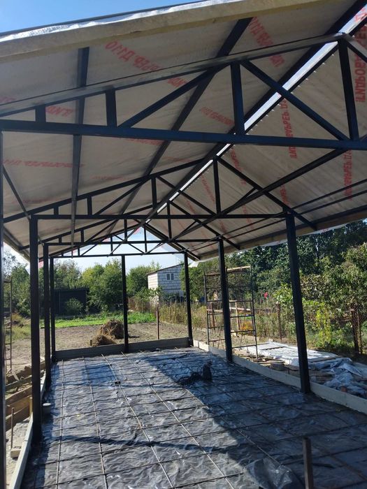 Будівництво(ангари,склади,зерносховища,ворота,паркани і т.д.)