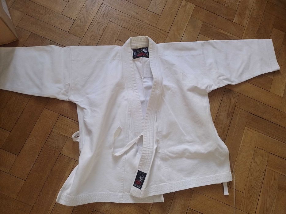 Karategi Victory kimono grube sztywne karate 170cm 15oz 100% bawełna
