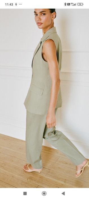Брюки лляні Zara нові в упаковці з бірками