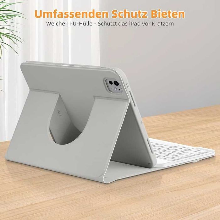 Etui z klawiaturą Bettdow do iPad Pro 11" M4 (2024) | NOWE | Układ QWERTZ