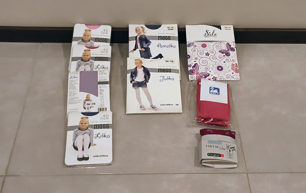 Rajstopy 12 zł para lub 85 zł całość