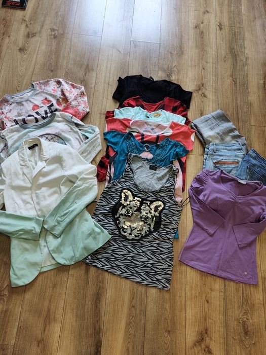 Paka ubrań damskich rozmiar M/38 (36sztuk)