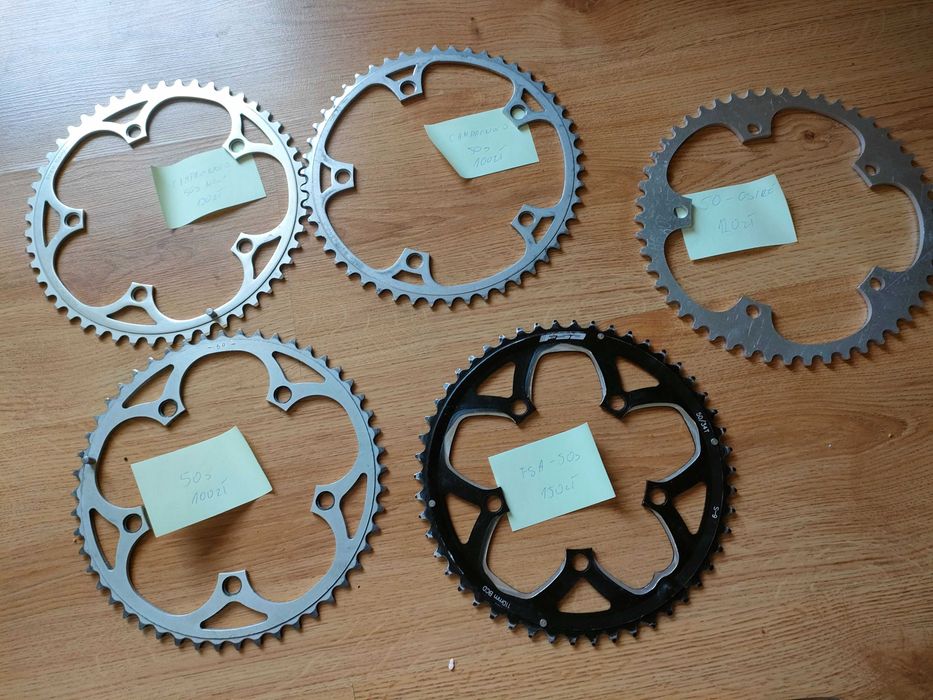 Tarcze, blaty, zębatki do korb rowerowych