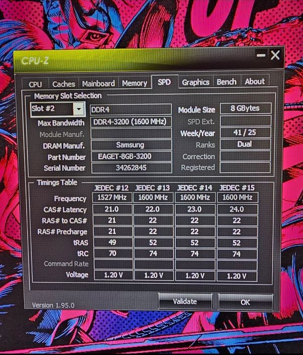 Pamięć RAM 2x8GB DDR4 3200MHz RGB