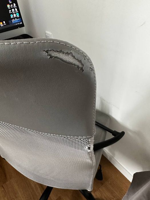 Cadeira de Escritório Ergonómica Cinzenta