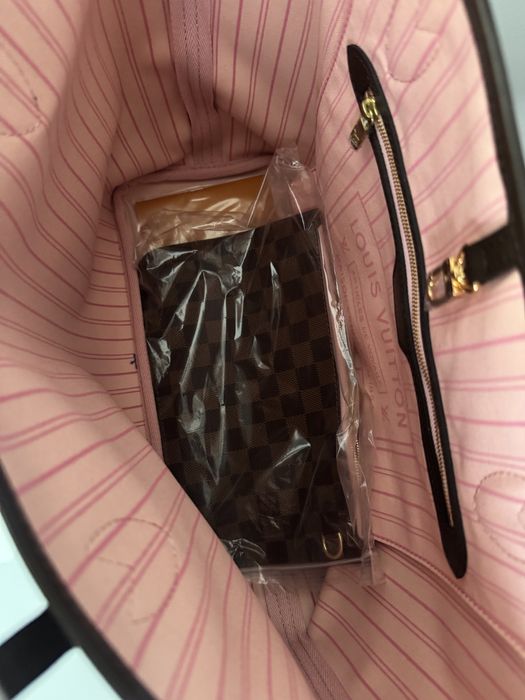 Torebka LV Neverfull MM Rose Ballerine Nowa