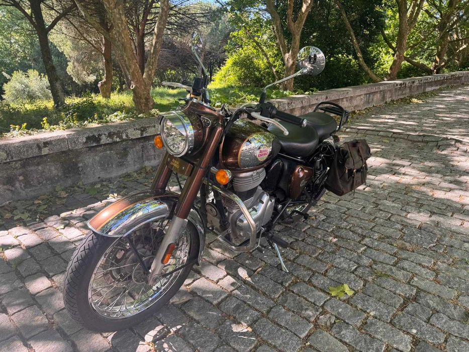Royal Enfield Classic 350 reborn chrome bronze