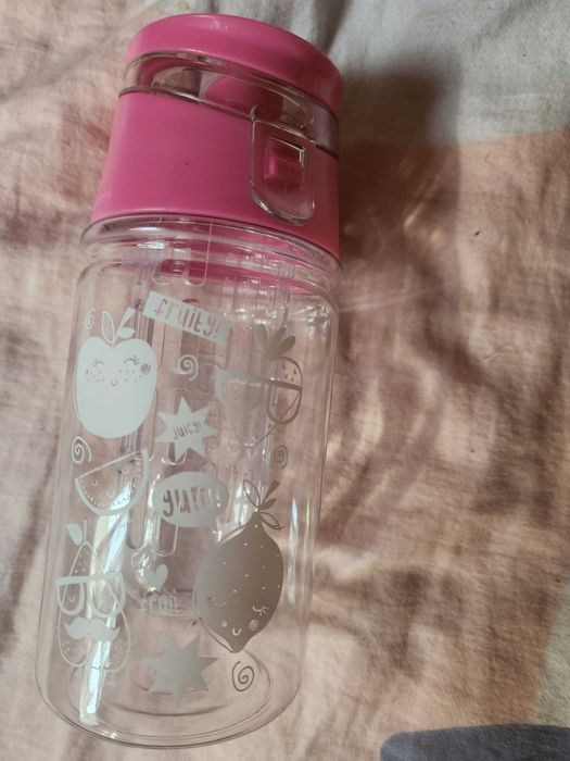 Butelka na wodę dla dzieci w wkładem na owoce 450 ml