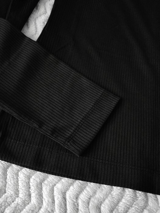 Camisola canelada preta Lefties • M