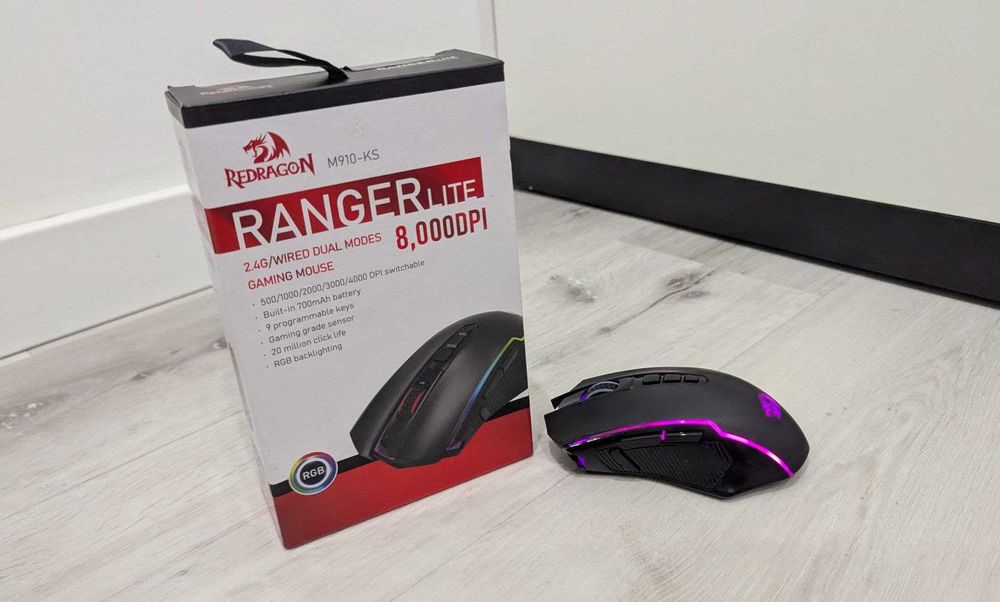 Ігрова мишка REDRAGON RANGER LITE M910-KS 8000 DPI игровая мышка