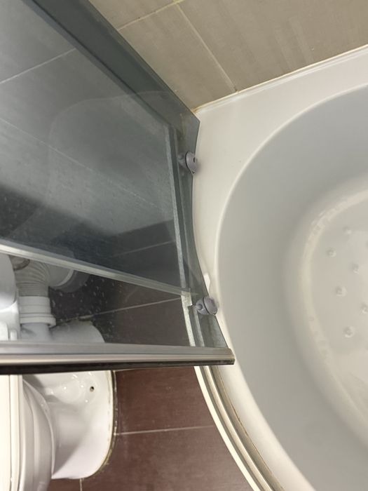 Душова кабіна б/в 80 см з глибоким піддоном 2 шт