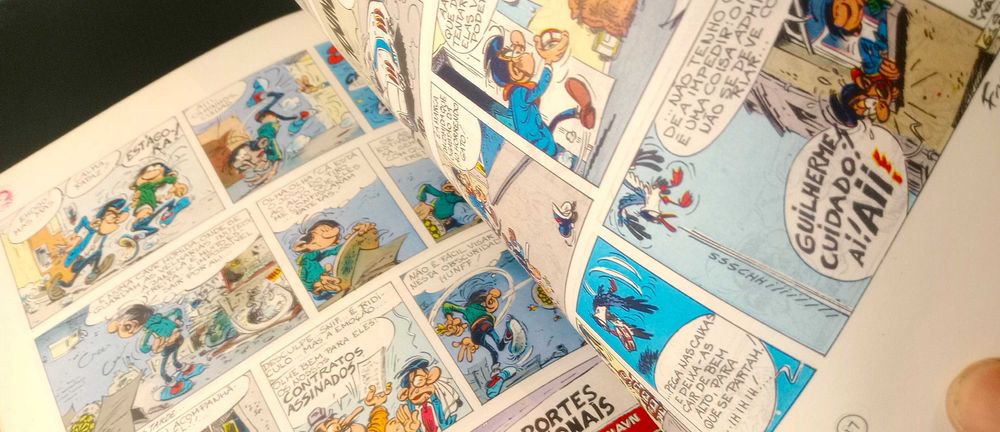 Lote 2x livros BD Gastão / Gaston