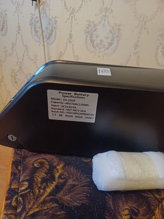 Продам акамулятор на велосипед  48v 25ah