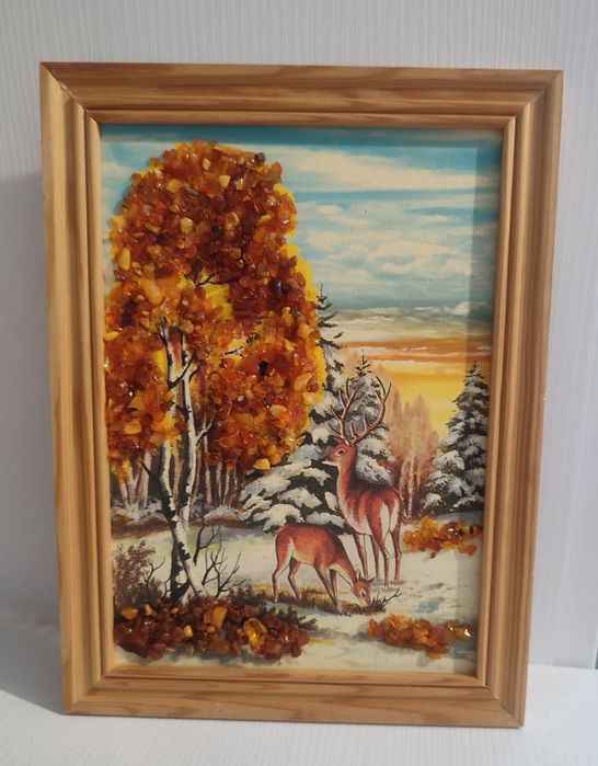 Картина з бурштину