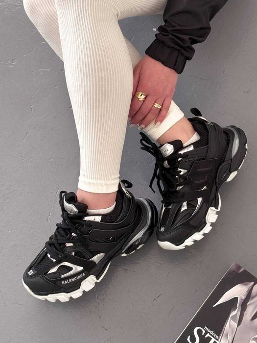 !SALE! Balenciaga Track 3.0 Black Silver 36 37 38 39 40 41 42 43 44 45