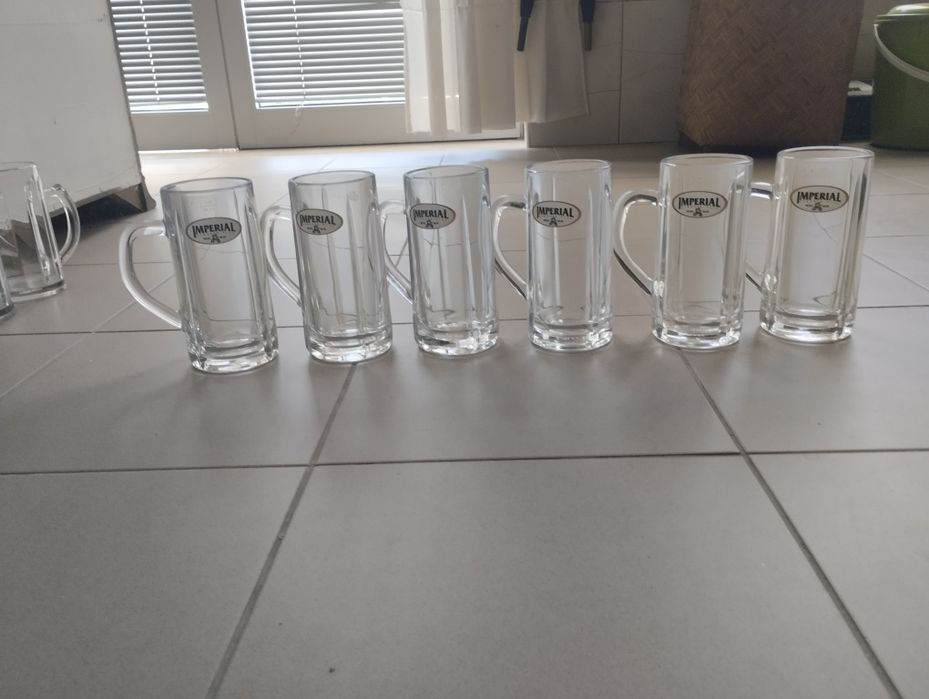 Canecas de cerveja antigas Lowenbrau 0,50cl