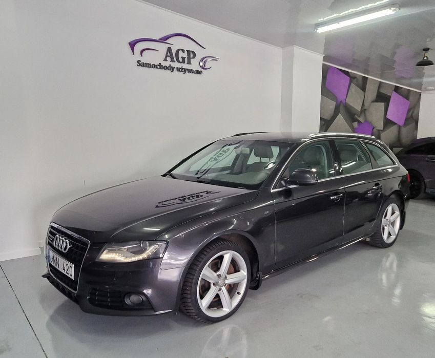 Audi A4 Avant 3,0TDI Quattro Manual Skóry z Alkantarą Xenony # Przebieg Gwarantowany