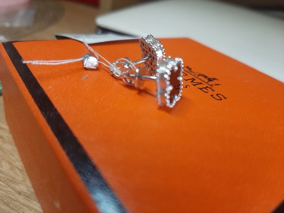 Пусети van cleef срібло 925  проби