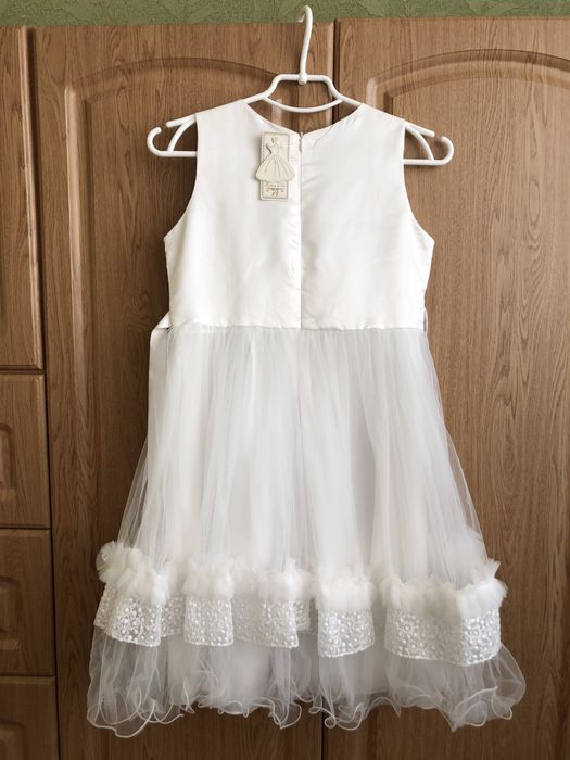 Біла сукня святкова, 10-13 нарядна дитяча сукня біла, нова, підліткова