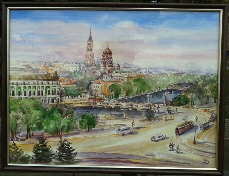 Картина Харьков Вид города