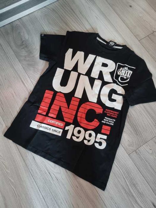 Koszulka Wrung Division męska czarna roz M