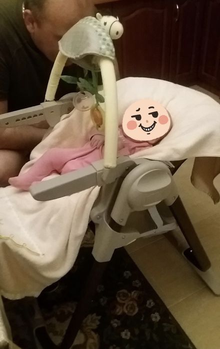 Стульчик для кормления Chicco Polly Magic