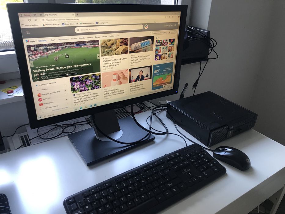 Komputer stacjonarny DELL i5 dysk 512GB monitor DELL