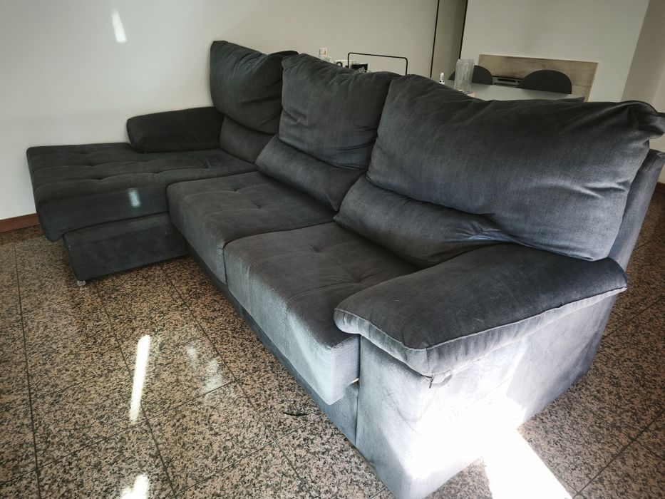 Vendo Sofá Cinza Escuro