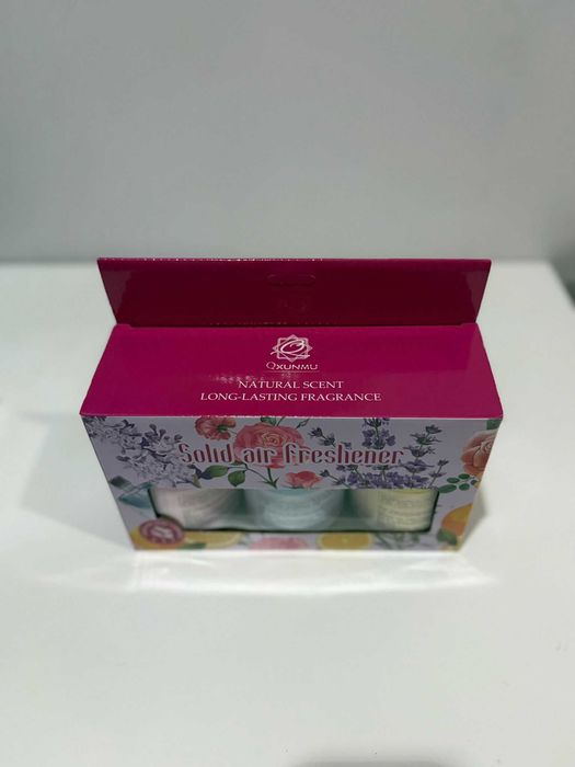 Kit de Ambientadores "Solid Air Freshener" –  Pacote de 3 Unidades