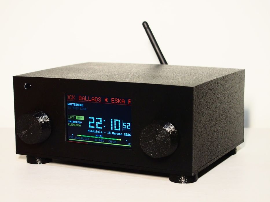 Radio Internetowe 3,5 " ESP 32 YoRadio *PILOT* USB-C