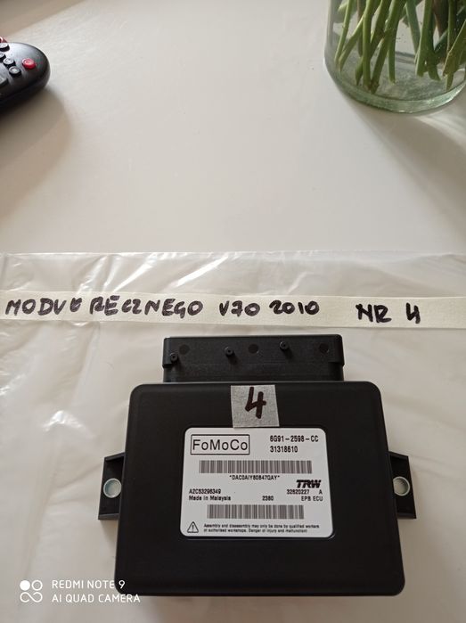 Sterownik hamulca ręcznego volvo V70III S80II XC70III LIFT. Nr 4 2009r