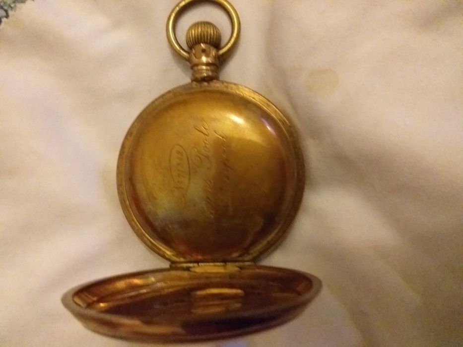 Relógio de bolso james pool liverpool