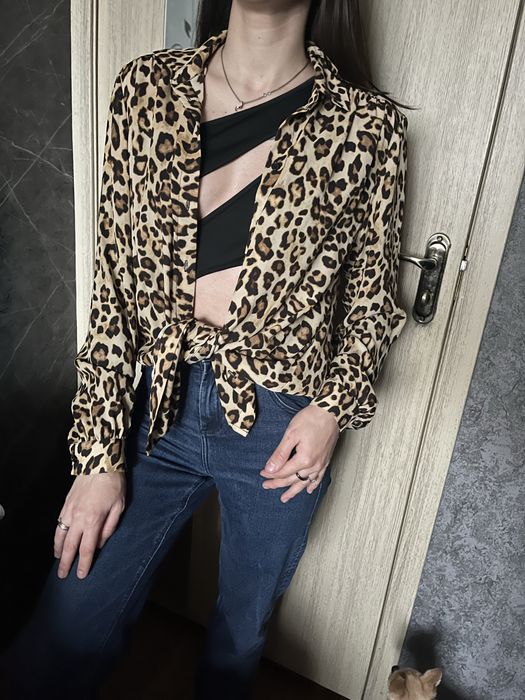 Леопардовая рубашка