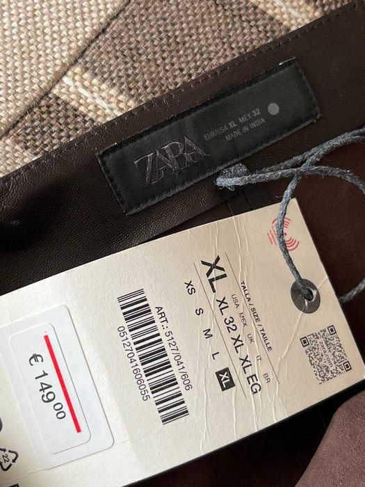 ZARA юбка шкіряна розмір ХЛ