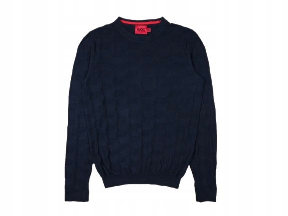 HUGO Hugo Boss Sweter Męski Sweaver Granatowy r. S
