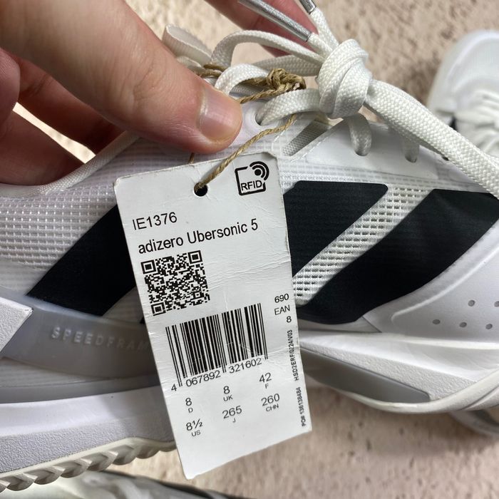41 45 ie1376 нові adidas adizero Ubersonic 5 тенісні кросівки